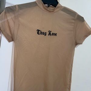 Mesh Nude Top